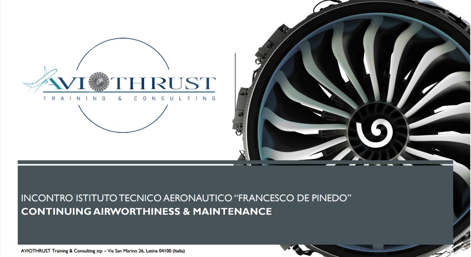 Banner seminario Aviothrust